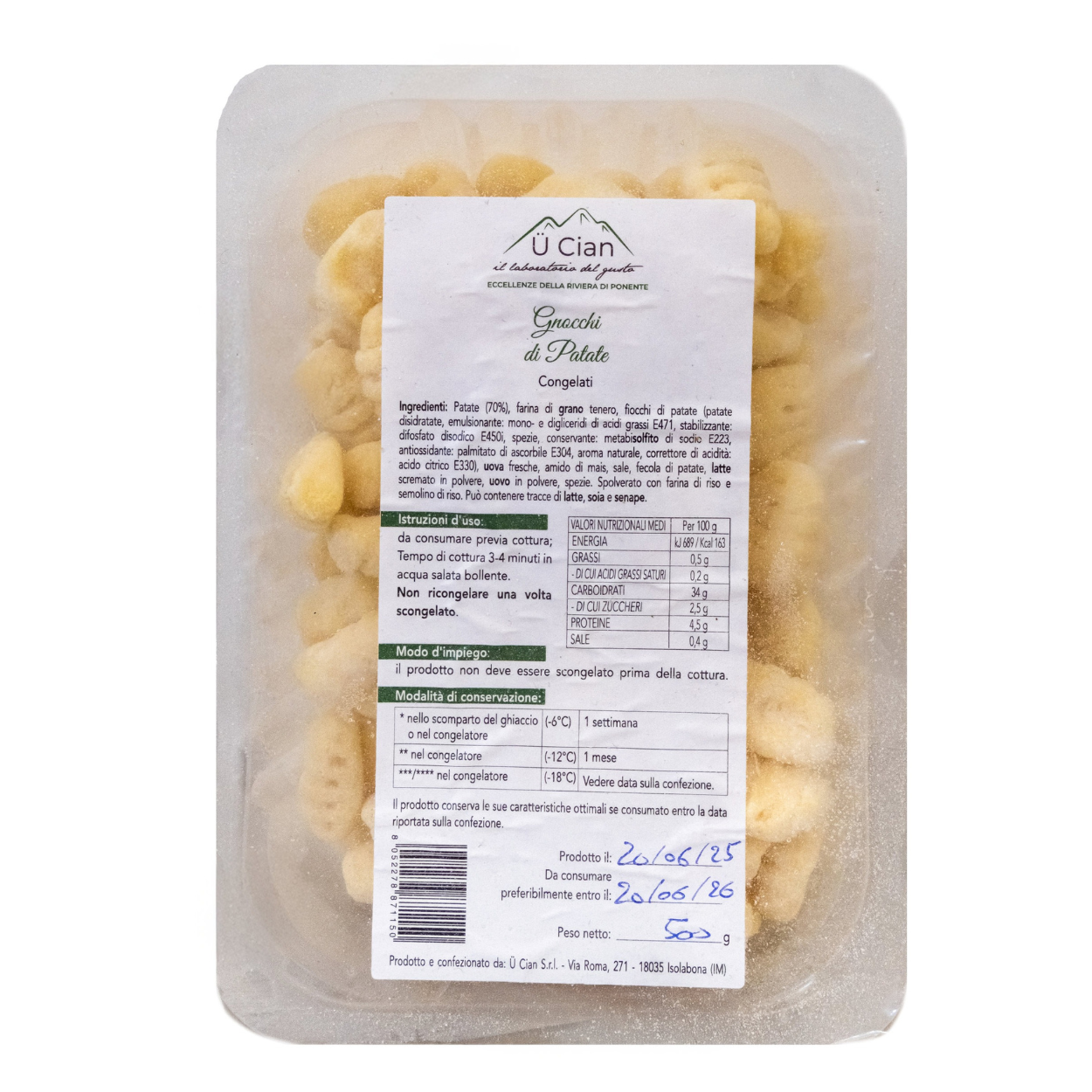 Gnocchi di Patate 500g