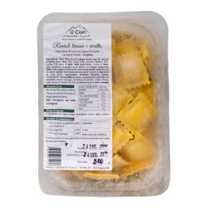 Ravioli ricotta, curcuma e limone500g